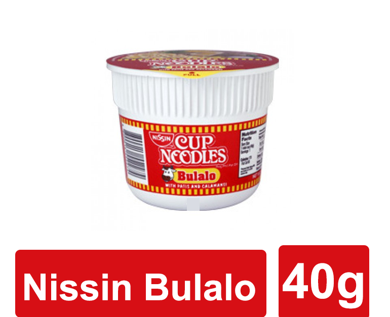 Nissin Mini Cup Noodles Beef 40g — .