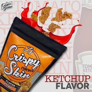 J's Crispy Chicken Skin - Ketchup | 100g