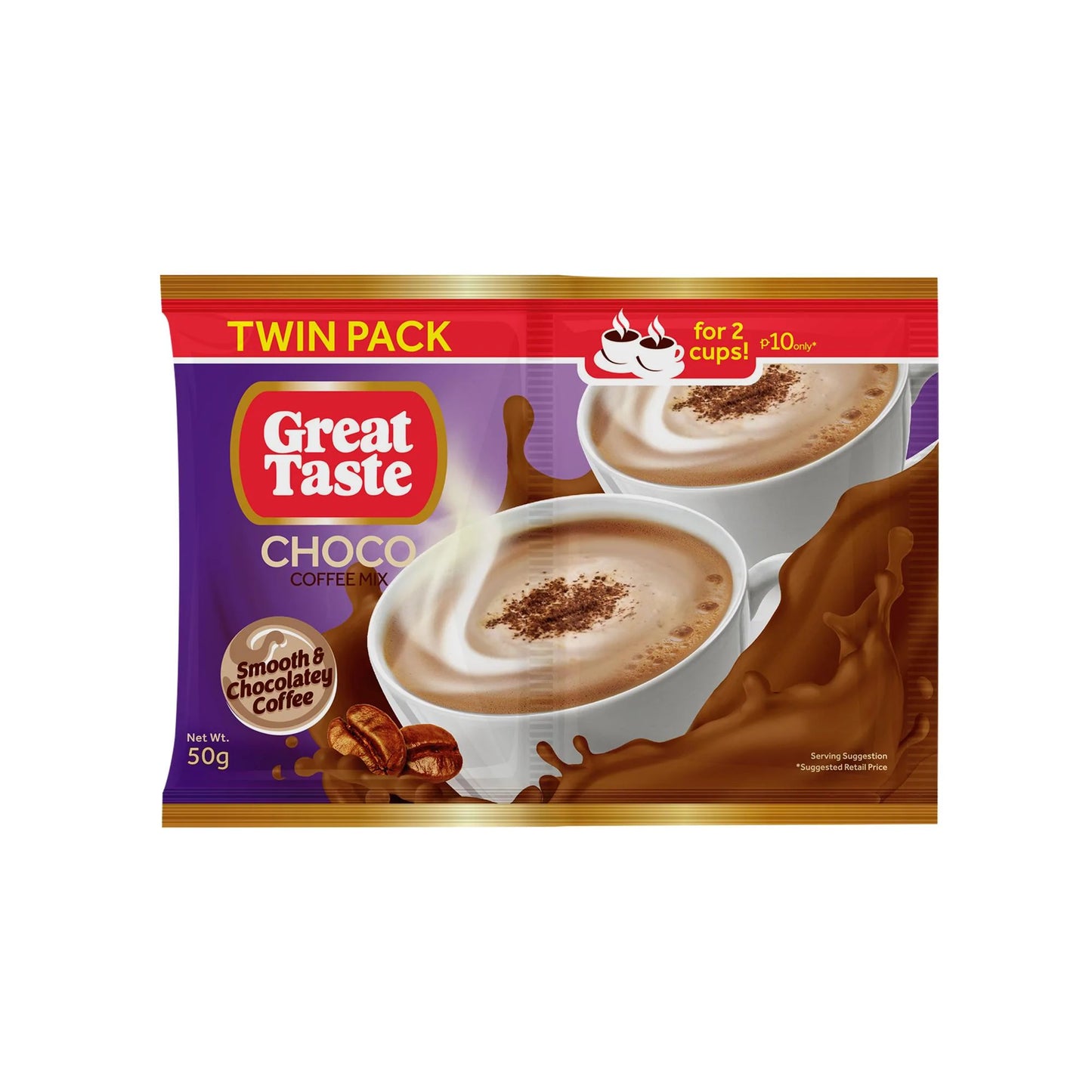 Great Taste Choco Coffee Mix TWIN PACK | 50g
