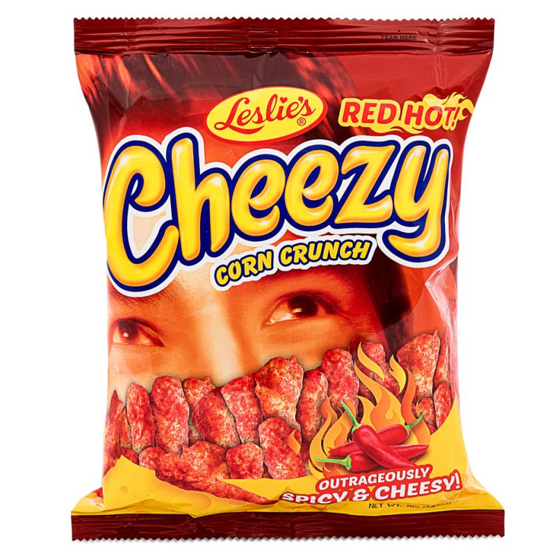 Leslie's Cheezy Corn Crunch Spicy & Cheesy | 70G