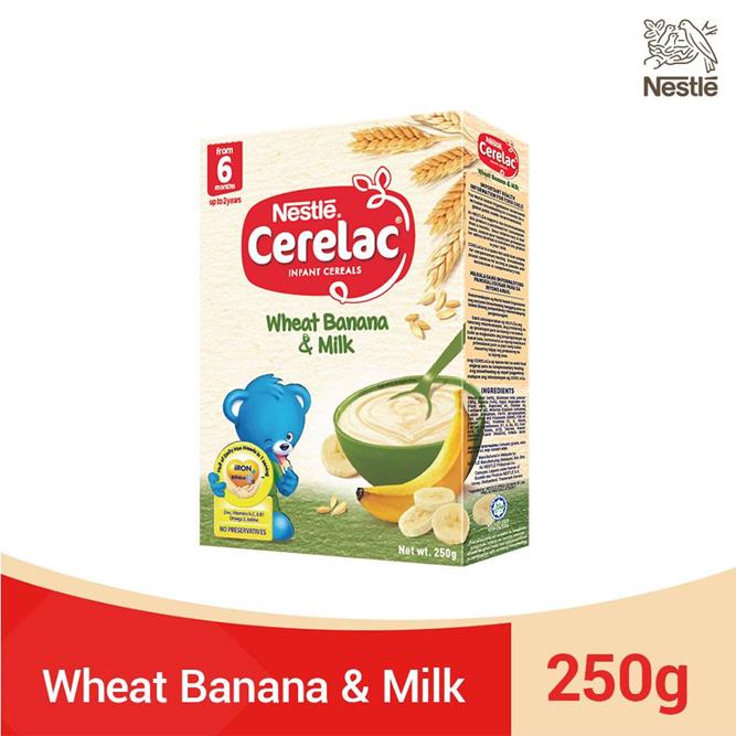 Nestlé Cerelac Wheat Banana Milk (6 months) | 250g