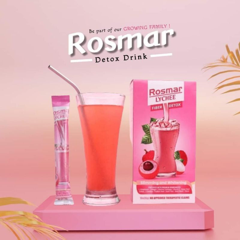 Rosmar Lychee Fiber Detox | 10 packs x 20g