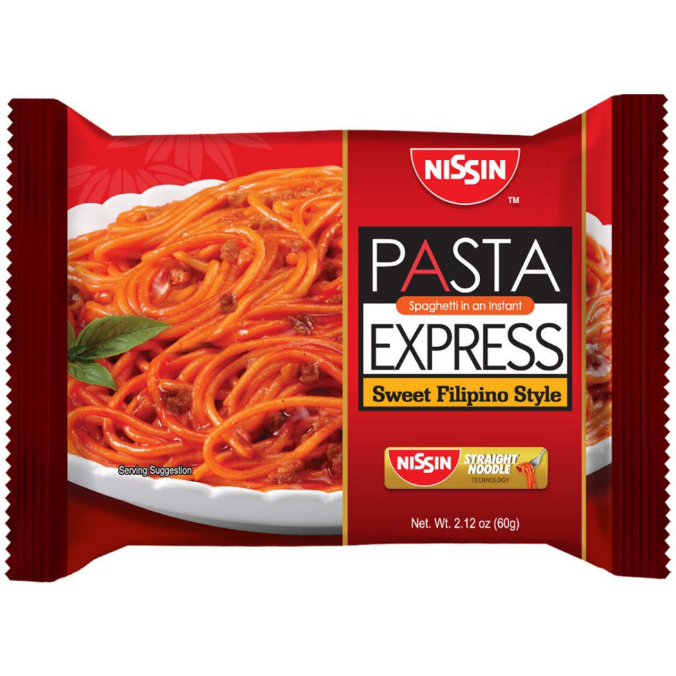 Nissin Pasta Express Spaghetti in an instant Sweet Filipino Style | 60g