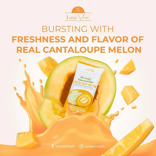 Luxe Slim Beauty Smoothie Cantaloupe Melon Beauty Juice | 10 sachet x 21g
