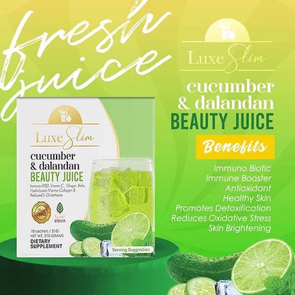 Luxe Slim  Beauty cucumber & dalandan Beauty Juice | 10 sachet x 21g