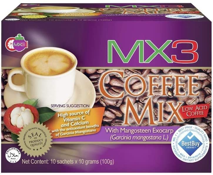 MX3 - Mangosteen Coffee Mix | (10 satchets x 10G)