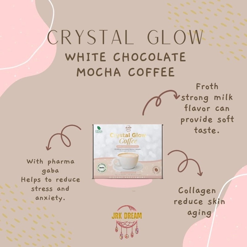 JRK Dream Crystal Glow Coffee White Chocolate Mocha | 10 sachets