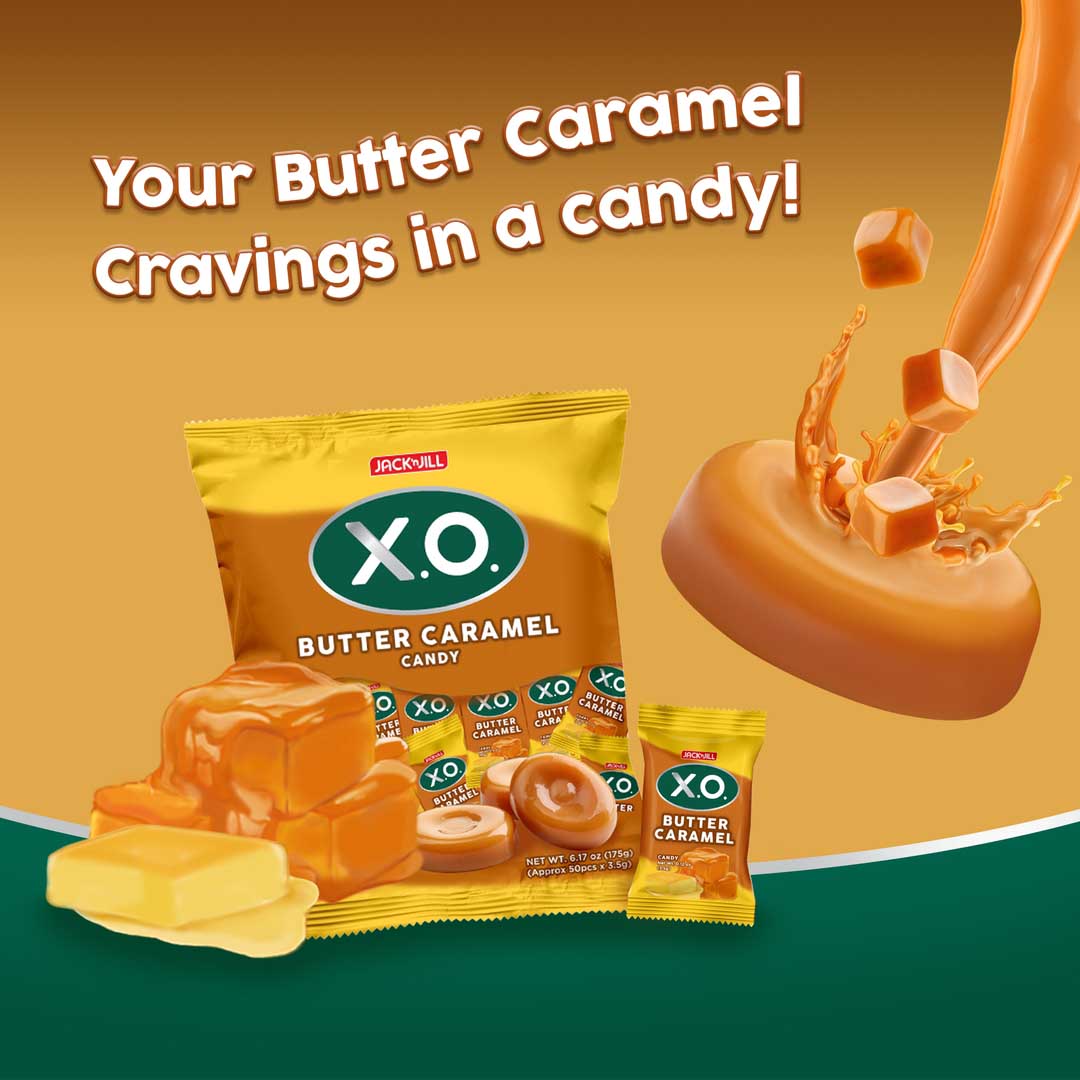 Jack'nJill X.O. Butter Caramel Candy | 50 pcs x 3.5g