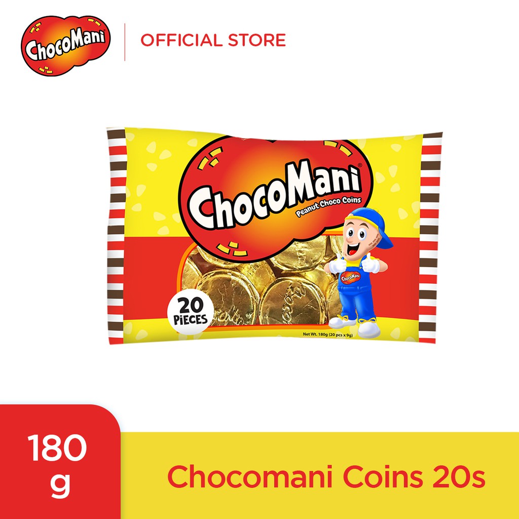 ChocoMani Peanut Choco Coins | 20 pcs