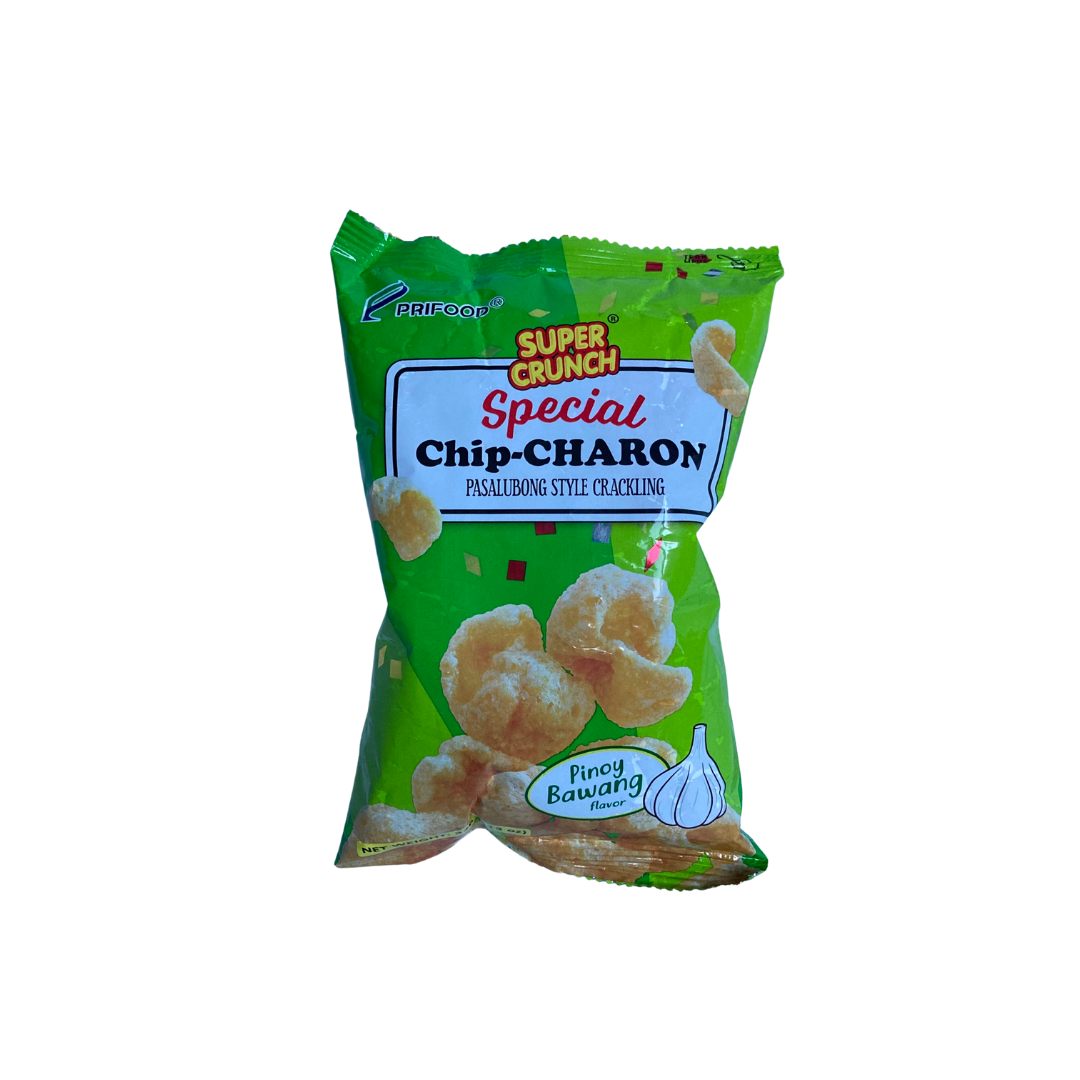 Super Crunch Chip-Charon Pinoy Bawang 32g