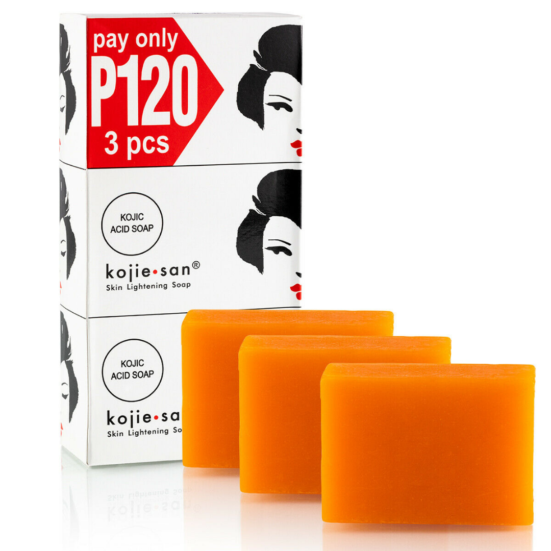 Kojie San Skin Lightening Kojic Acid Soap 3 bars - 300g