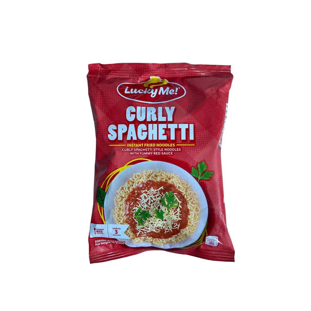 Lucky Me - Curly Spaghetti 70g