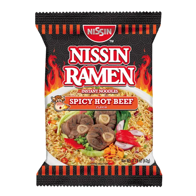 Nissin Ramen Spicy Hot Beef | 62g