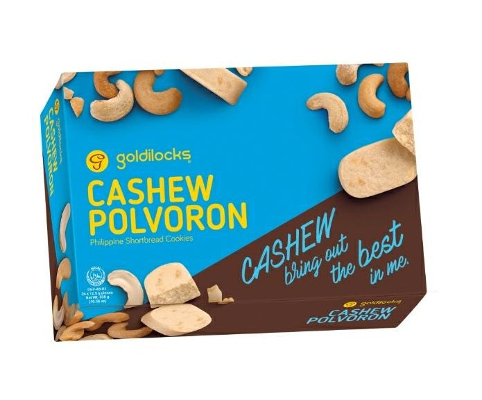 Goldilocks - Cashew Polvoron Philippine Shortbread Cookies | 24 pcs x 12.5g