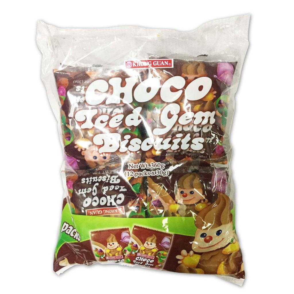 Choco Iced Gem Biscuits | 30g x 12 packs