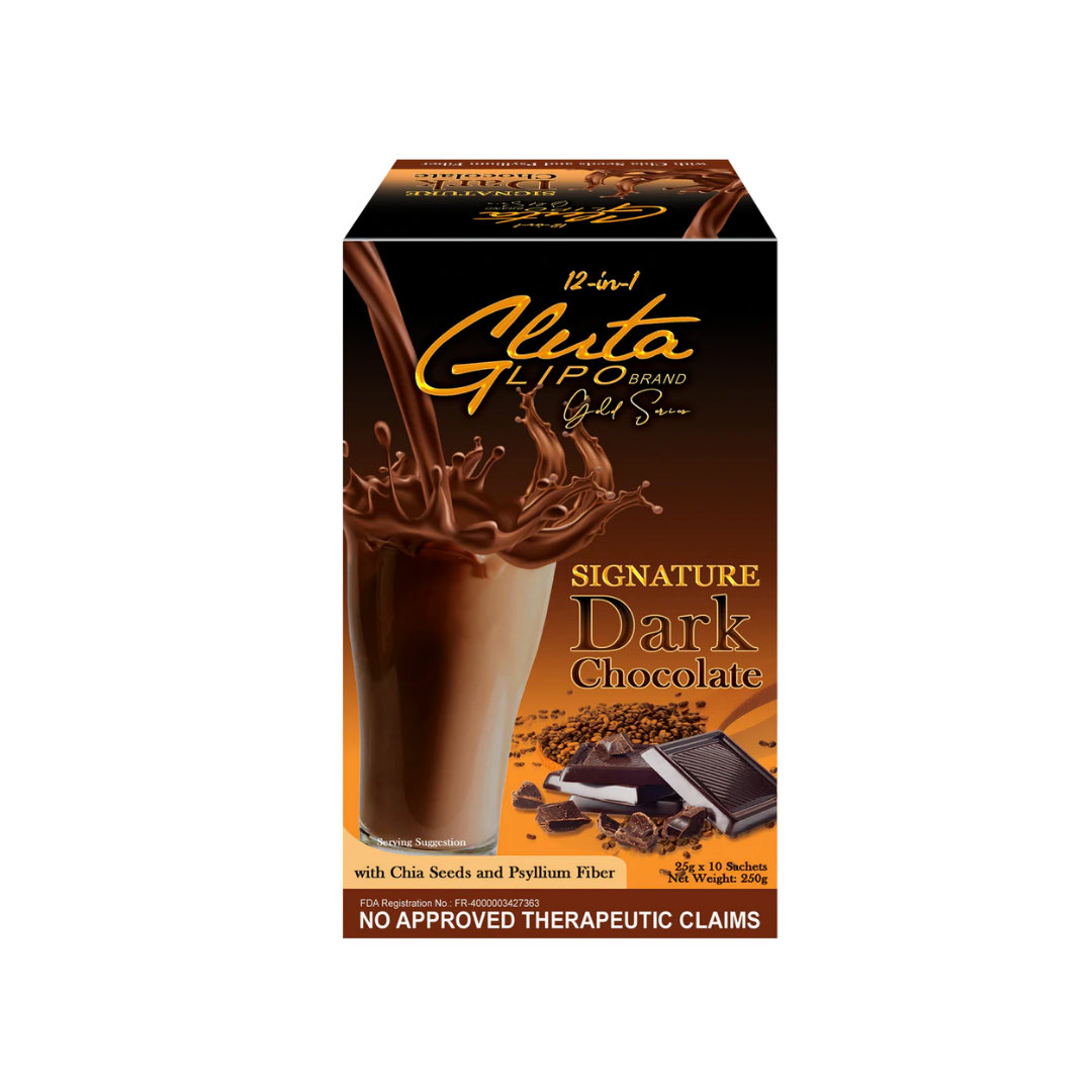 Gluta Lipo Golden Series Signature Dark Chocolate | 10 Satchets