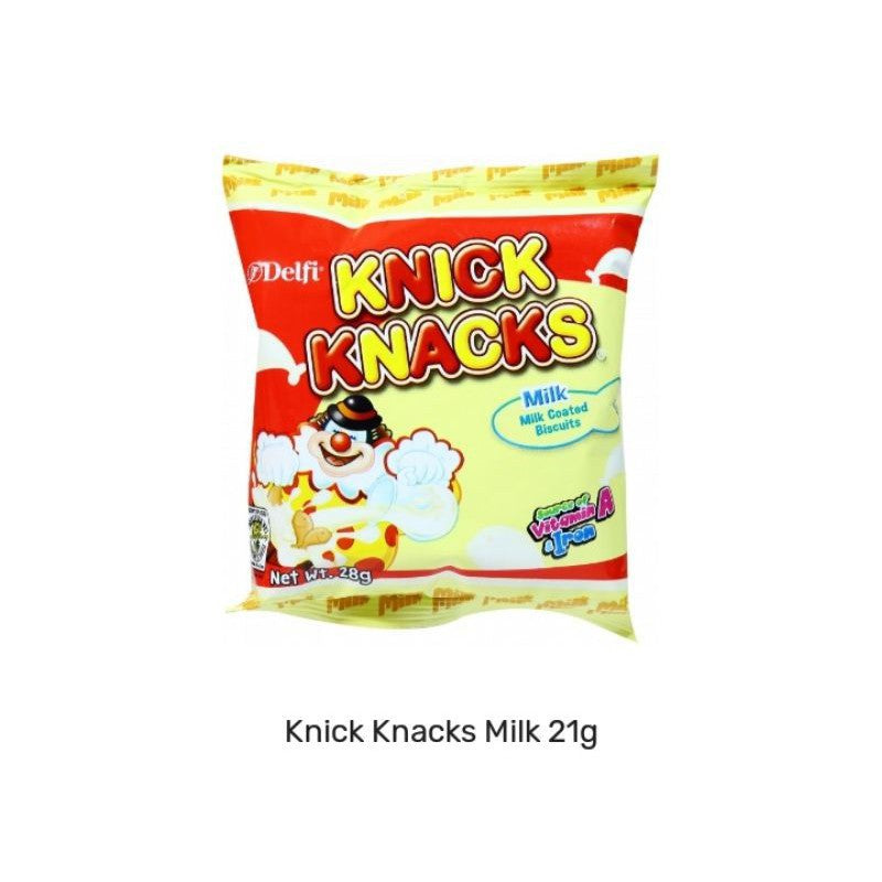 Delfi Knick Knacks Milk Coated Biscuits 21g