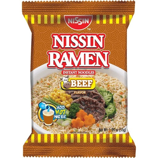 Nissin Ramen Instant Noodles Beef | 55g