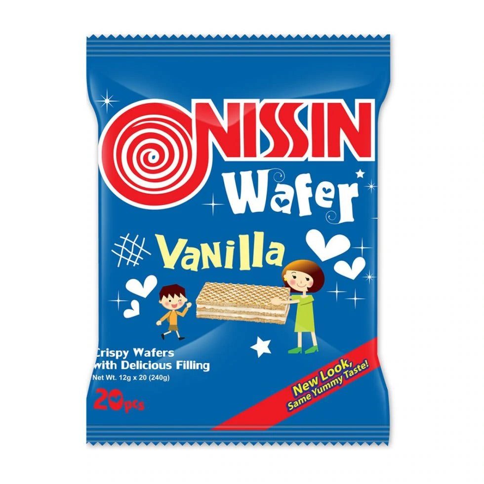 Nissin Wafer Vanilla | 12g X 20pcs