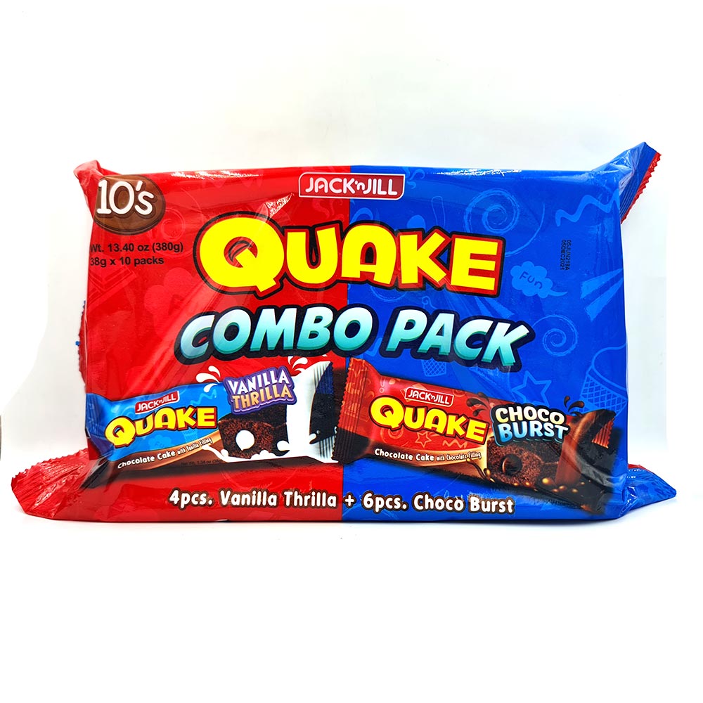 Jack N' Jill Quake Combo Pack 10's | 10 packs x 38g